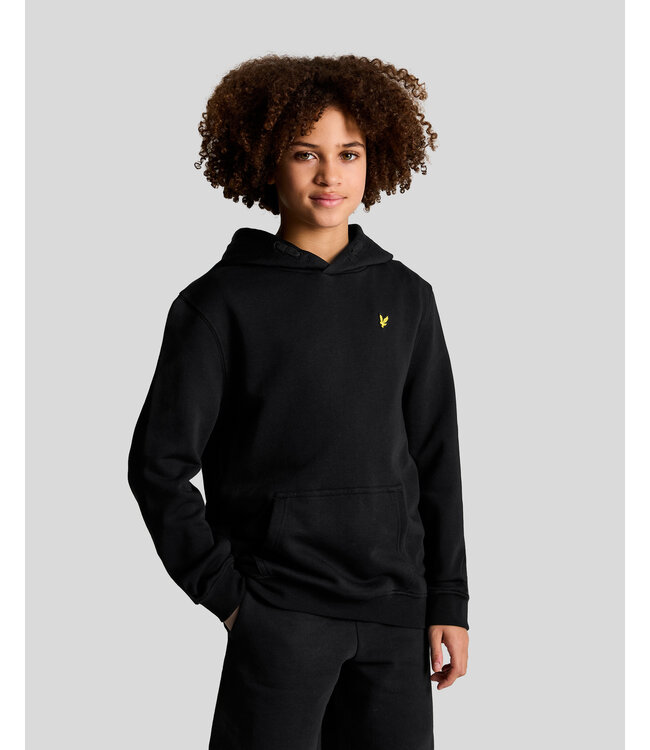 Lyle & Scott winter hoodie jongens - zwart