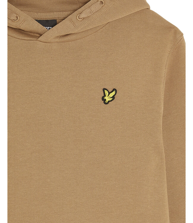 Lyle & Scott winter hoodie jongens - bruin