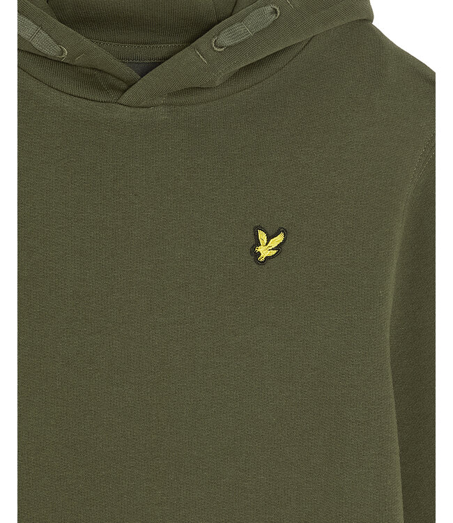 Lyle & Scott winter hoodie jongens - donker groen