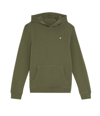 Lyle & Scott winter hoodie jongens - donker groen