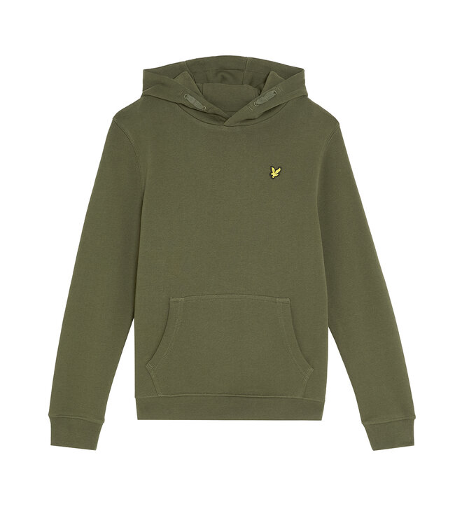 Lyle & Scott winter hoodie jongens - donker groen