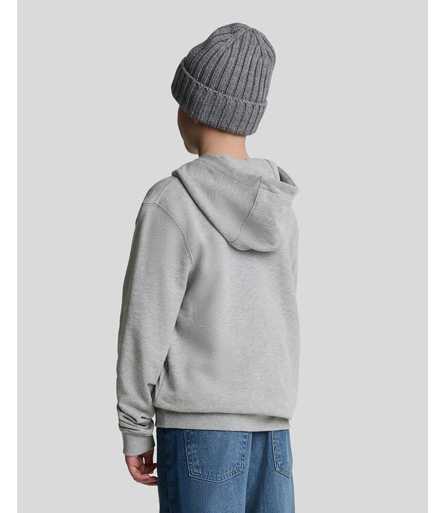 Lyle & Scott winter hoodie jongens - licht grijs