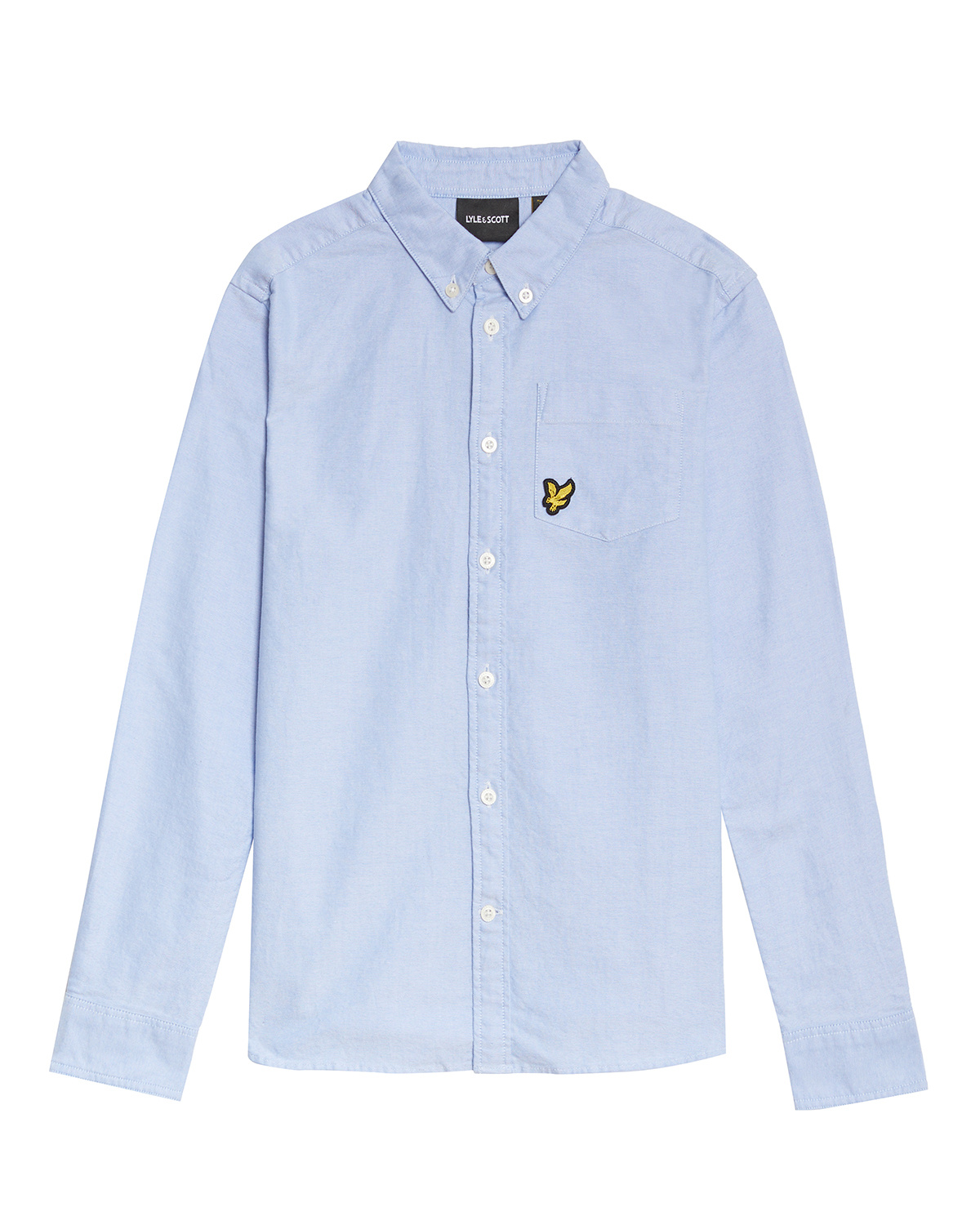 Lyle & Scott winter oxford shirt jongens - blauw Lyle & Scott winter oxford shirt jongens - blauw