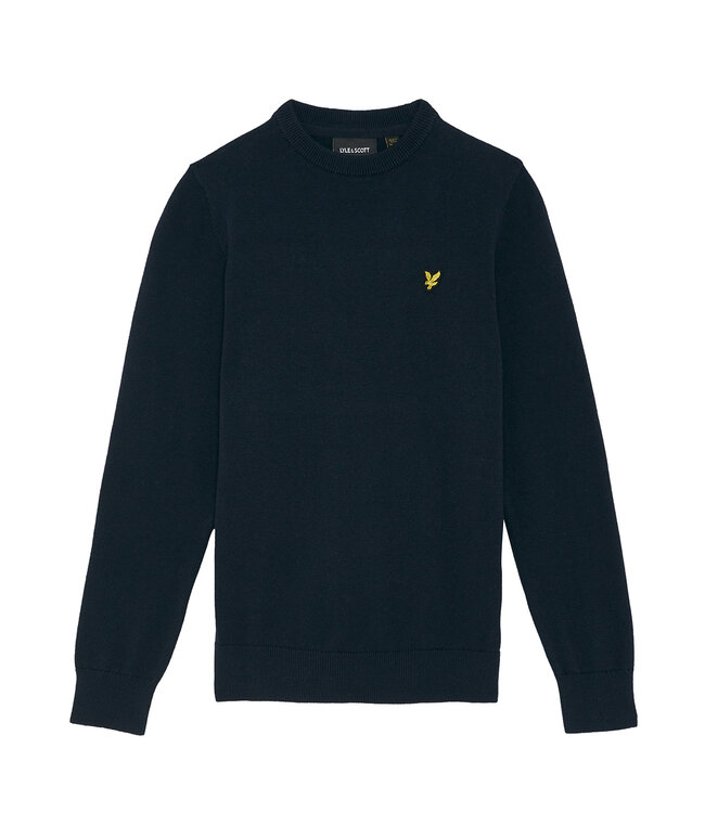 Lyle & Scott winter sweater jongens - donker navy blauw