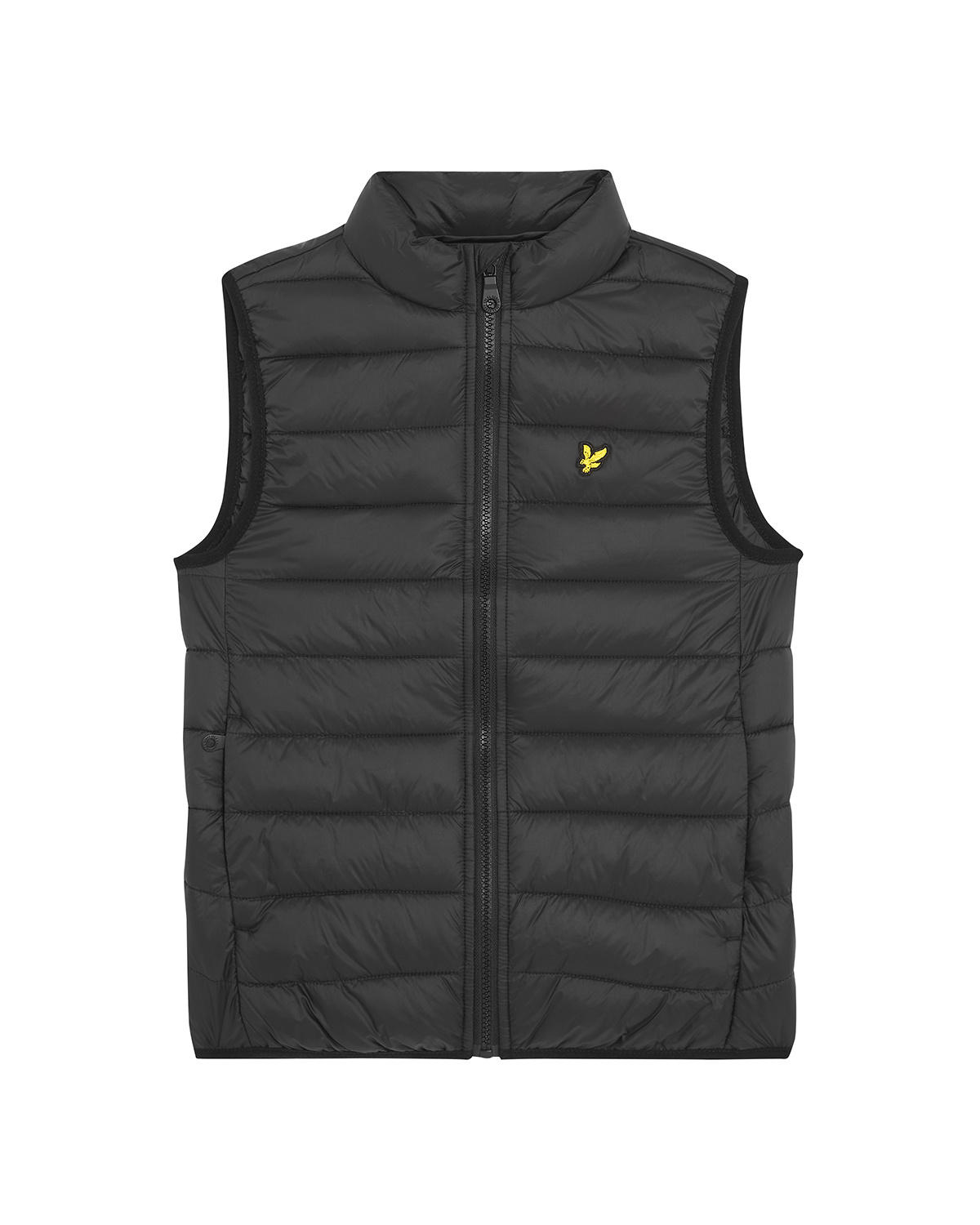 Lyle & Scott winter gilet jongens - zwart - gewatteerd Lyle & Scott winter gilet jongens - zwart - gewatteerd