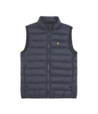 Lyle & Scott winter gilet jongens - donker navy blauw - gewatteerd Lyle & Scott winter gilet jongens - donker navy blauw - gewatteerd