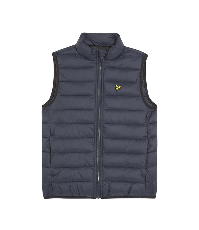 Lyle & Scott winter gilet jongens - donker navy blauw - gewatteerd