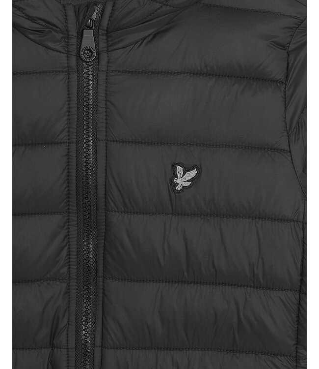 Lyle & Scott winter winterjas jongens - zwart - gewatteerd