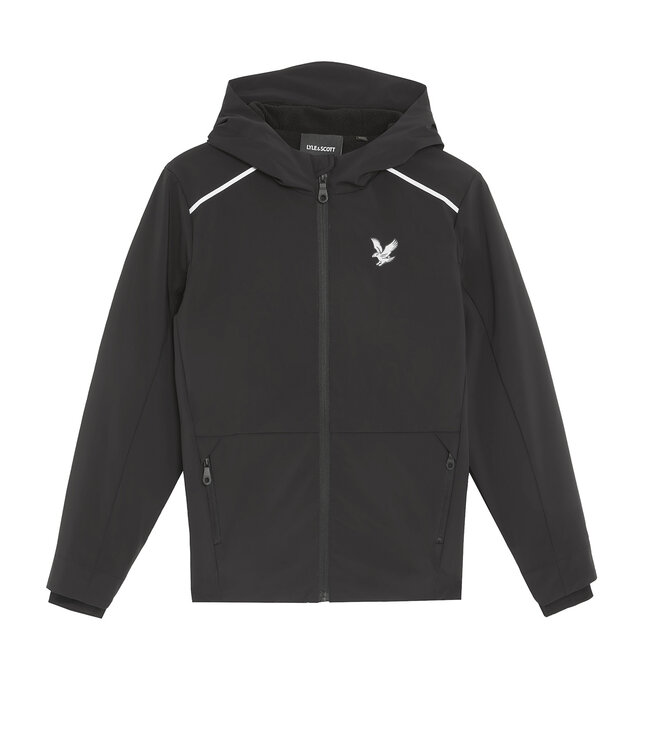 Lyle & Scott winter winterjas jongens - zwart - gewatteerd