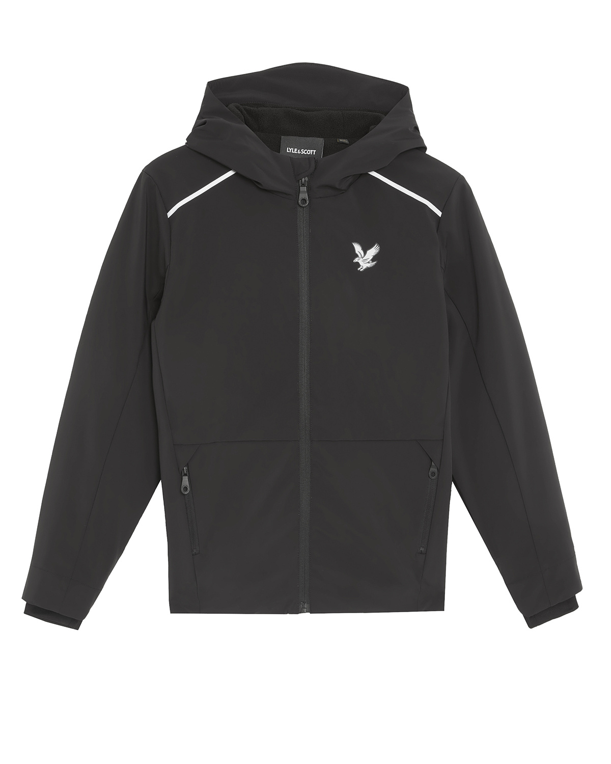 Lyle & Scott winter winterjas jongens - zwart - gewatteerd Lyle & Scott winter winterjas jongens - zwart - gewatteerd