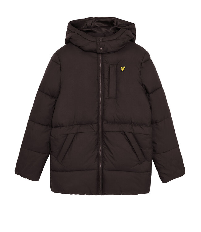 Lyle & Scott winter winterjas jongens - zwart - puffer, gewatteerd