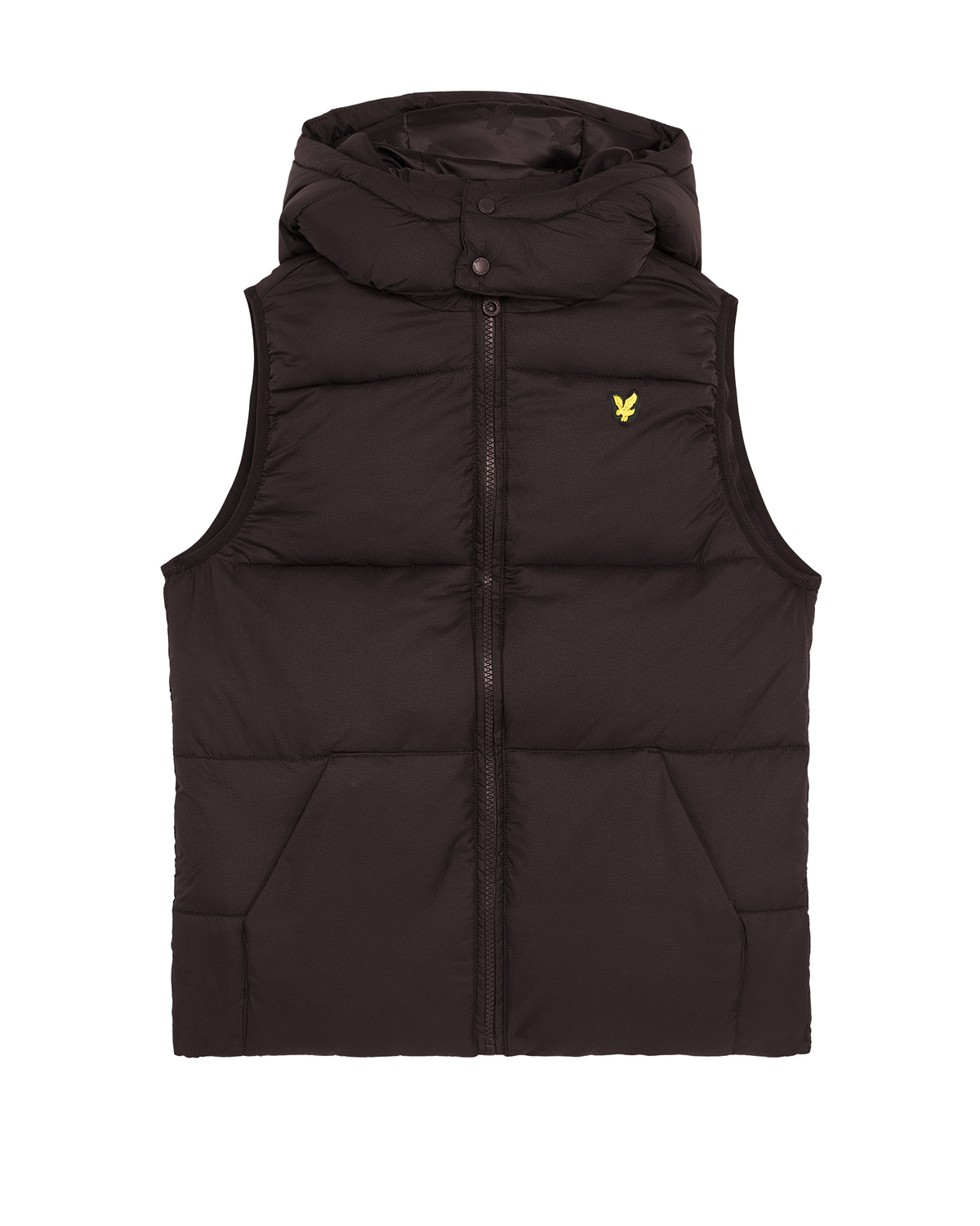 Lyle & Scott winter gilet jongens - zwart - gewatteerd Lyle & Scott winter gilet jongens - zwart - gewatteerd