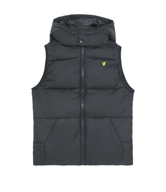 Lyle & Scott winter gilet jongens - donker navy blauw - gewatteerd Lyle & Scott winter gilet jongens - donker navy blauw - gewatteerd