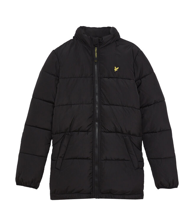 Lyle & Scott winter winterjas jongens - zwart - puffer, gewatteerd