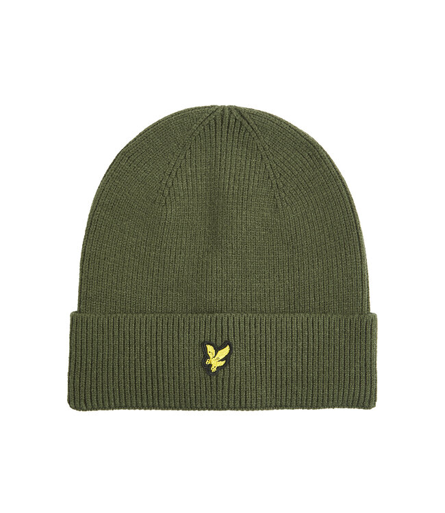Lyle & Scott winter muts jongens - donker groen