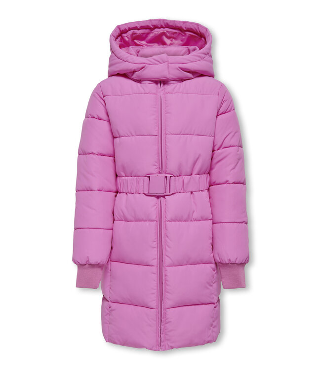Kids ONLY winter winterjas meisjes - roze - gewatteerd - KogMaggi