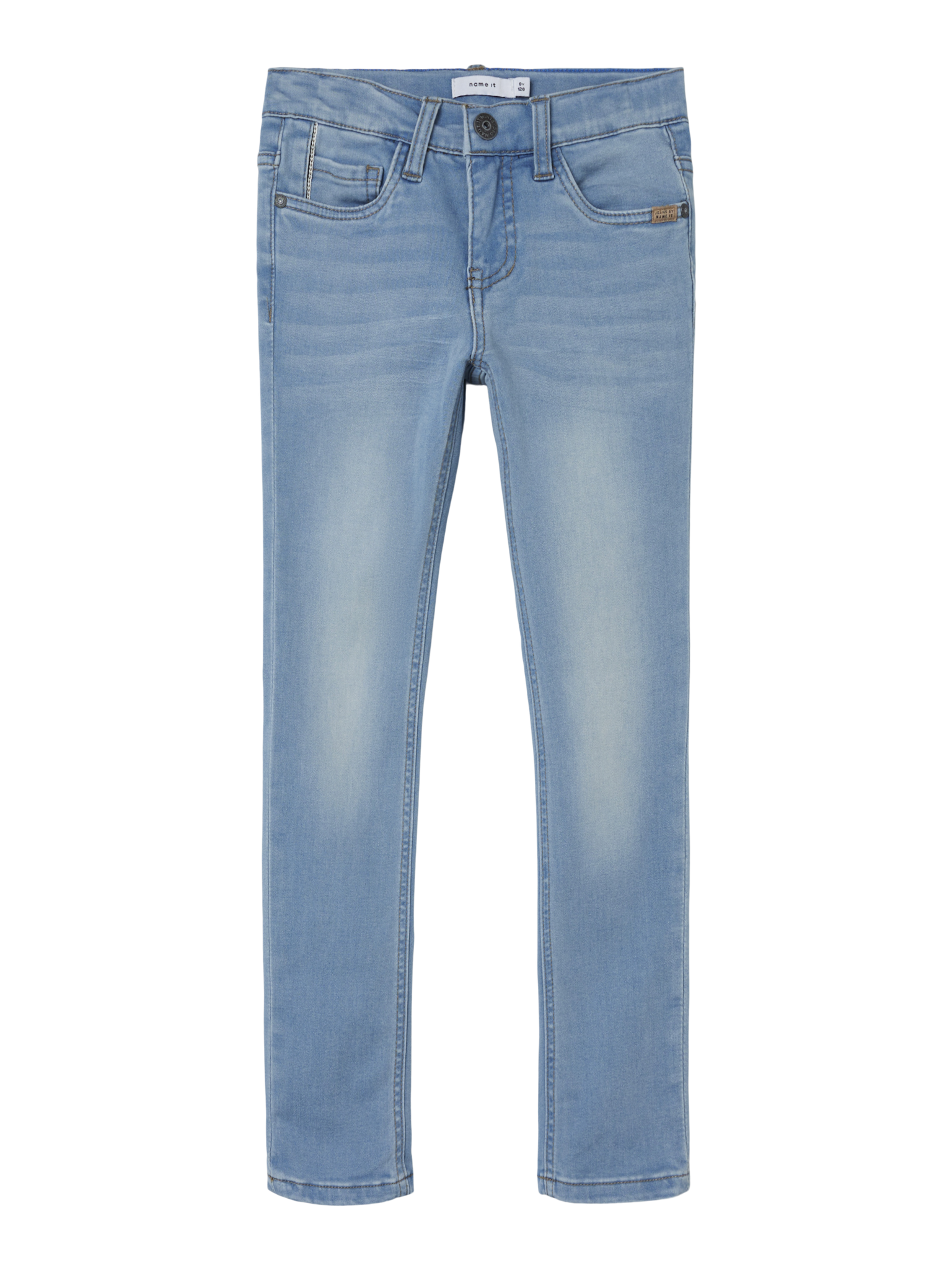 Name it zomer jeansbroek jongens - licht blauw - slim fit - NkmTheo Name it zomer jeansbroek jongens - licht blauw - slim fit - NkmTheo