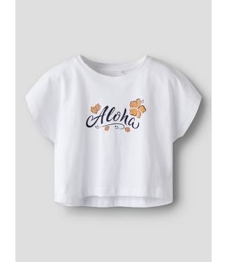 Name it zomer crop top meisjes - wit - NkfVilma