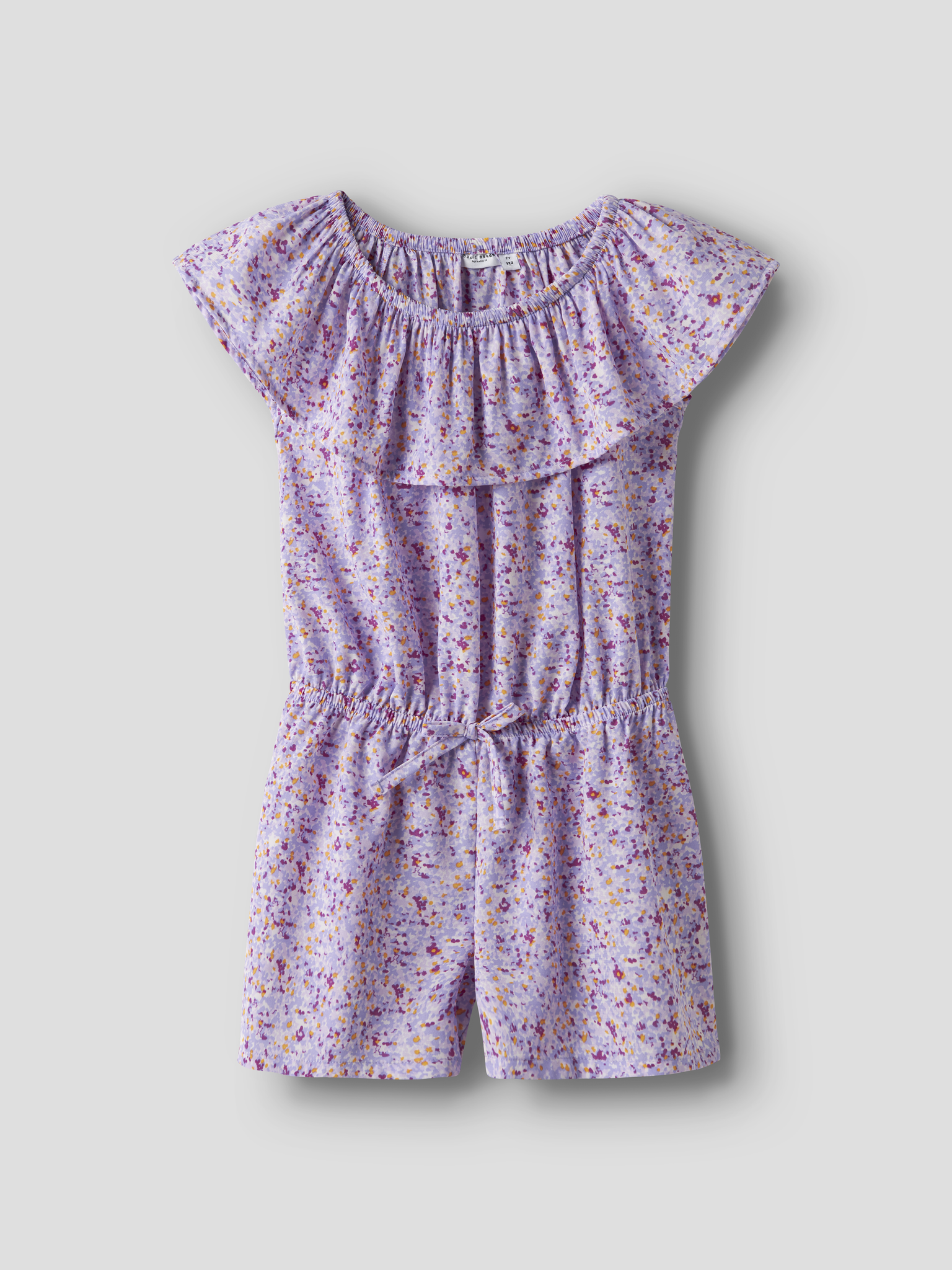 Name it zomer jumpsuit meisjes - paars - korte mouw - NkfVinaya Name it zomer jumpsuit meisjes - paars - korte mouw - NkfVinaya
