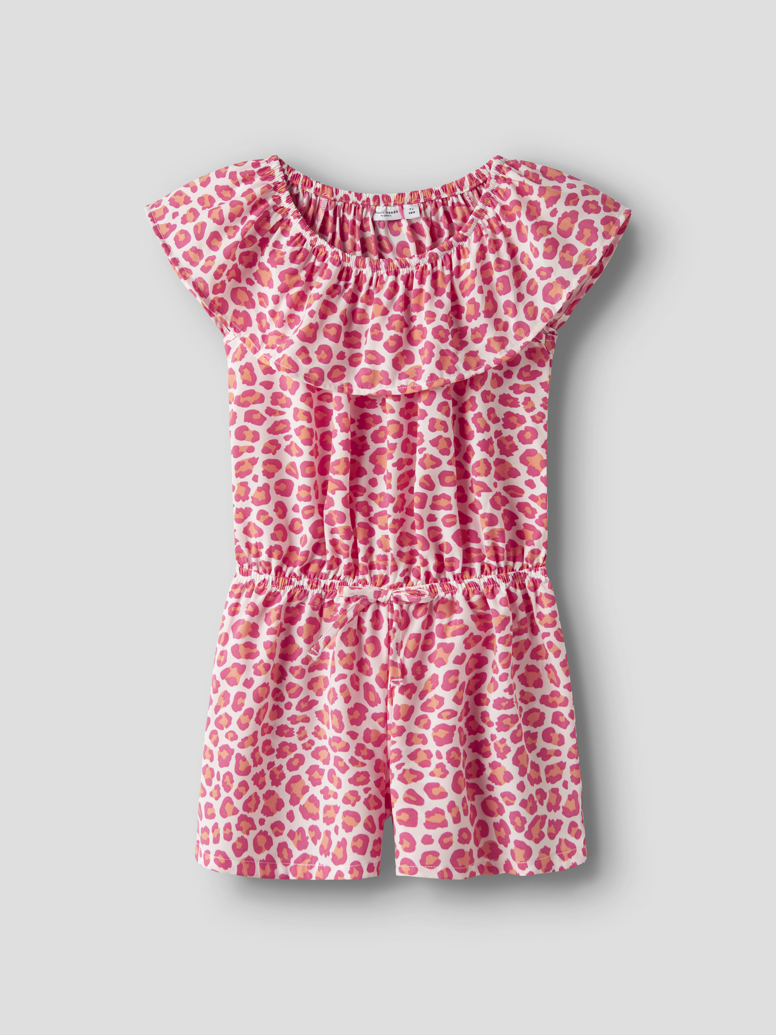 Name it zomer jumpsuit meisjes - oranje - korte mouw - NkfVinaya Name it zomer jumpsuit meisjes - oranje - korte mouw - NkfVinaya