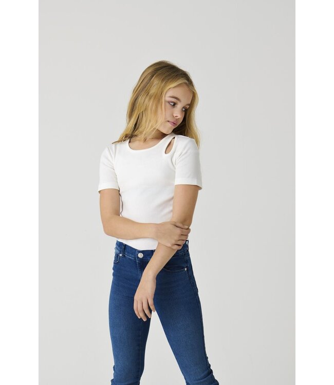 Kids ONLY zomer top meisjes - wit - KogNessa