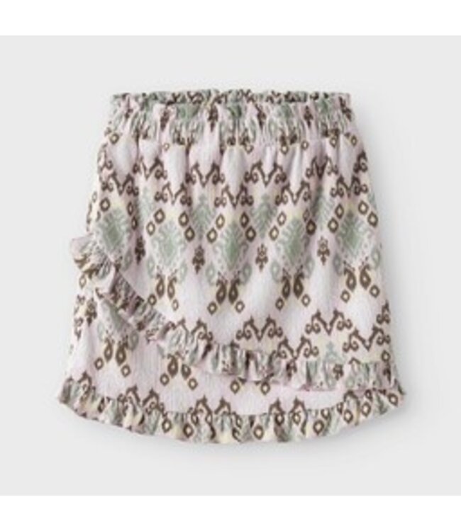 Name it zomer rok meisjes - print beige - Nkfhamsa