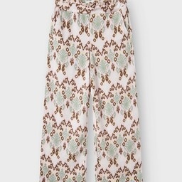 Name it zomer broek meisjes - wide fit - print beige - Nkfhamsa Name it zomer broek meisjes - wide fit - print beige - Nkfhamsa