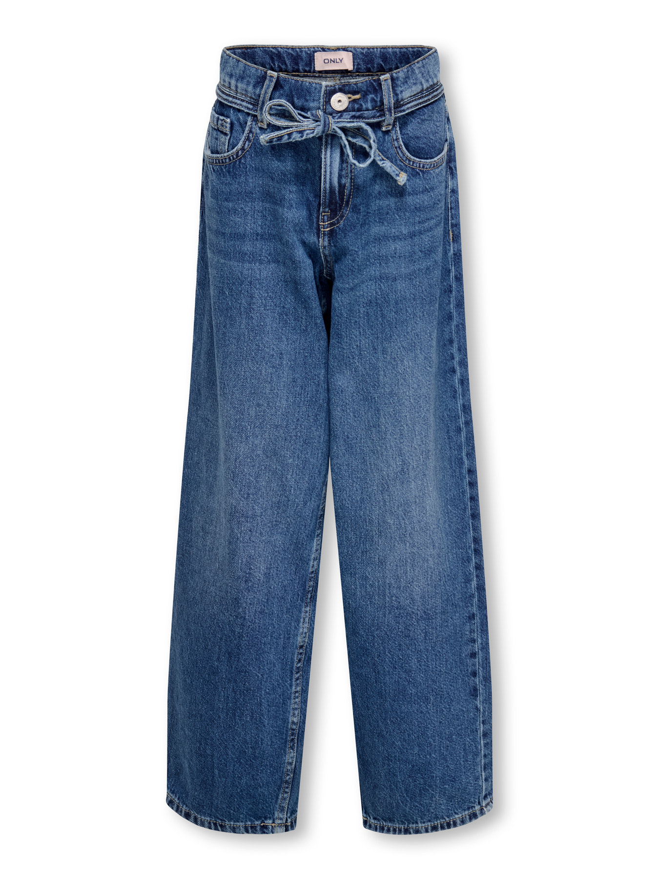 Kids ONLY winter jeansbroek meisjes - blauw - KogGianna - balloon fit Kids ONLY winter jeansbroek meisjes - blauw - KogGianna - balloon fit