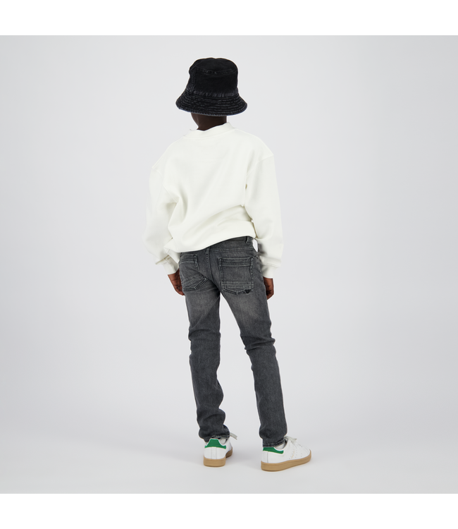 Vingino winter jeansbroek jongens - donker grijs - Darron - slim fit