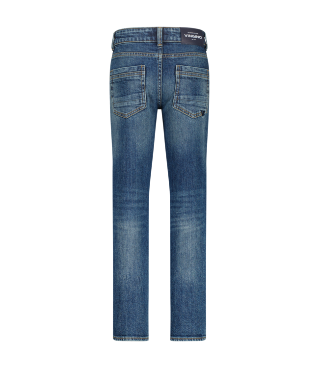 Vingino winter jeansbroek jongens - blauw - Pierre - straight fit