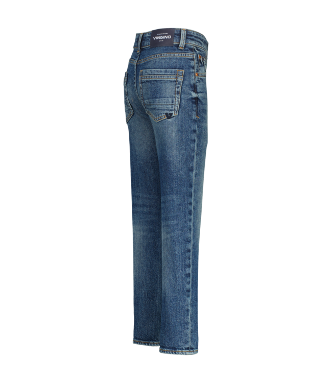 Vingino winter jeansbroek jongens - blauw - Pierre - straight fit