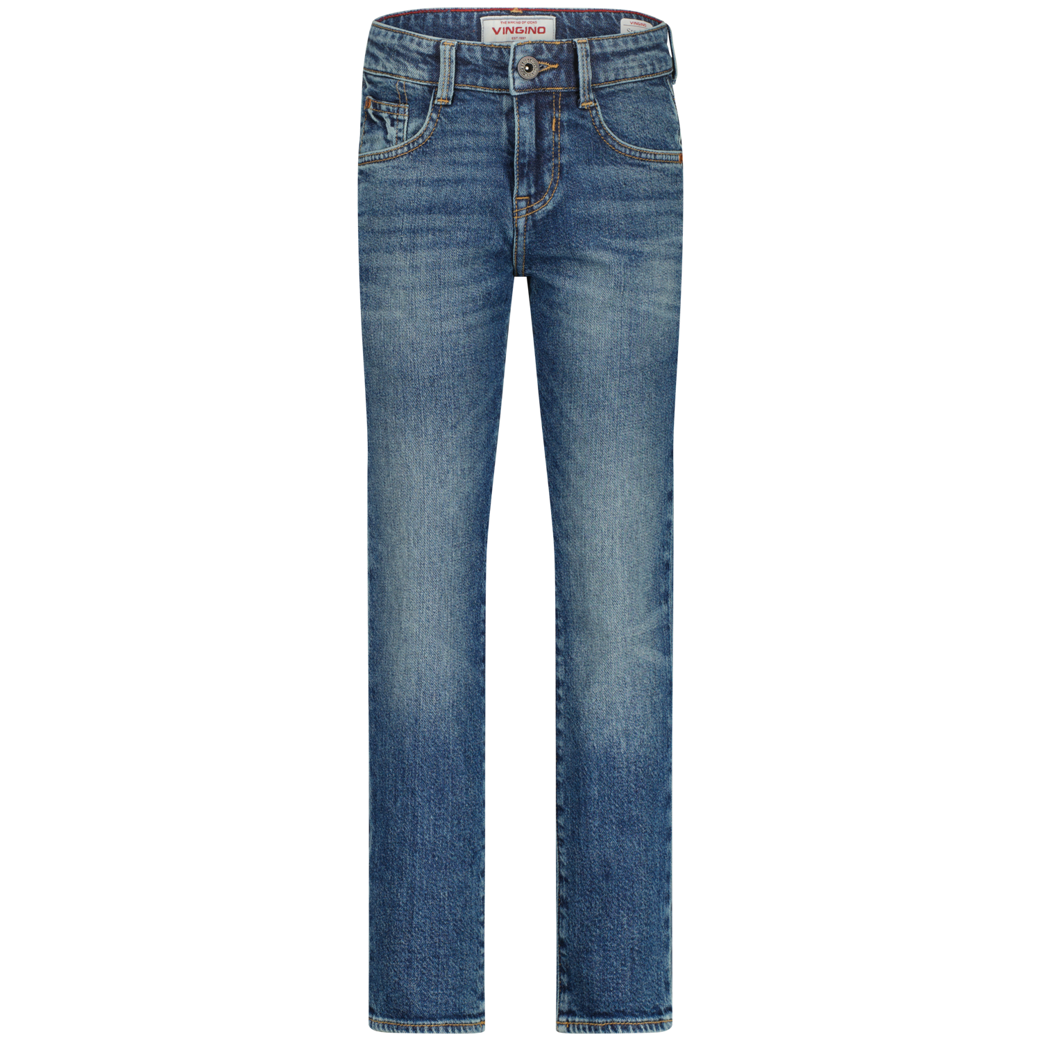 Vingino winter jeansbroek jongens - blauw - Pierre - straight fit afbeelding
