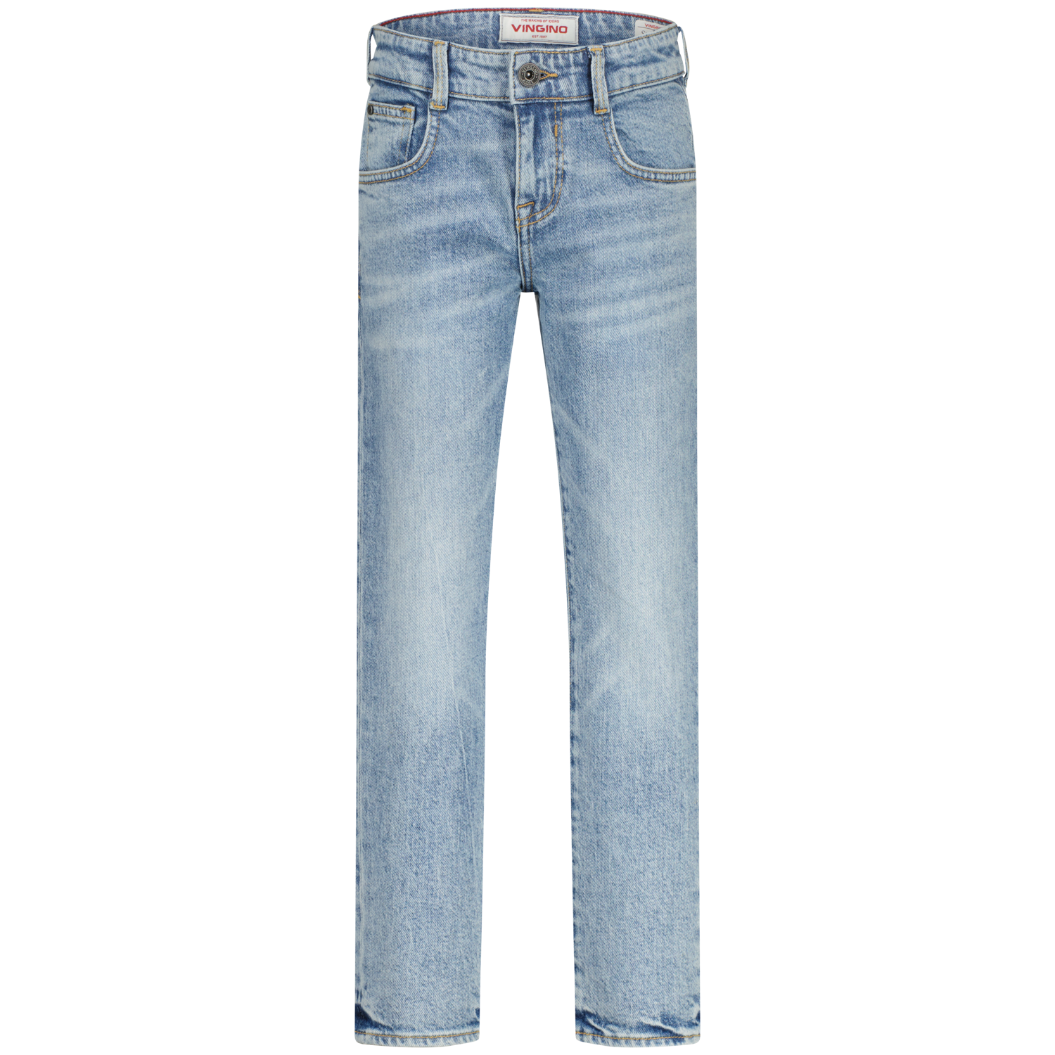 Vingino winter jeansbroek jongens - blauw - Pierre - straight fit afbeelding