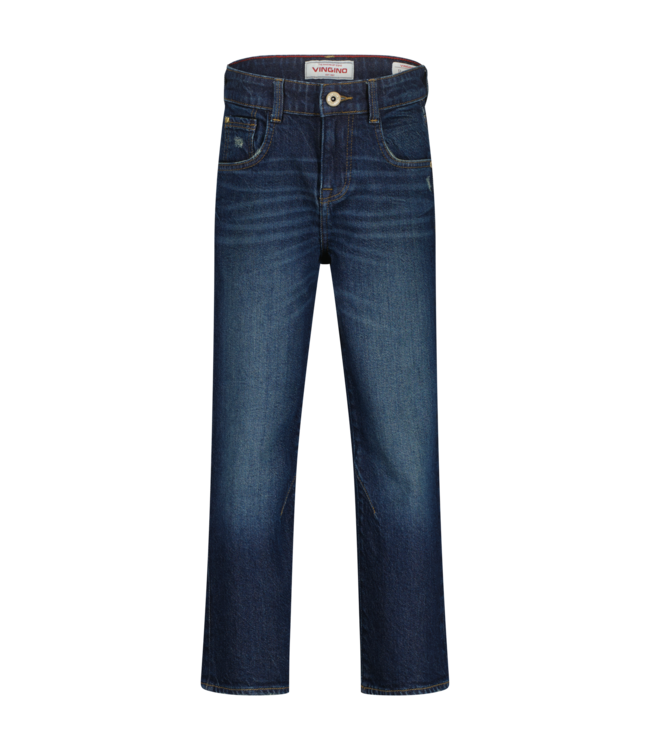 Vingino winter jeansbroek jongens - donker blauw - Geraldo - relaxed fit