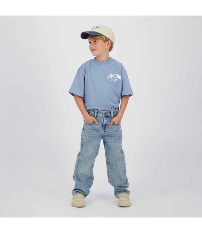 Vingino winter jeansbroek jongens - blauw - Geraldo - relaxed fit