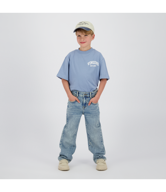 Vingino winter jeansbroek jongens - blauw - Geraldo - relaxed fit