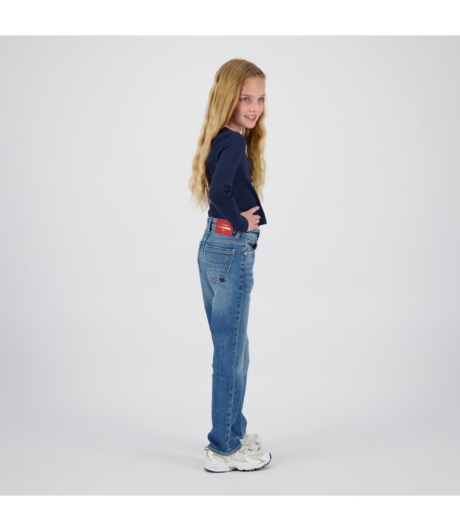 Vingino winter jeansbroek meisjes - blauw - Clara - straight fit