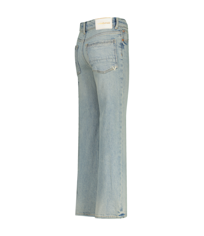 Vingino winter jeansbroek meisjes - blauw - Carey - straight flare fit