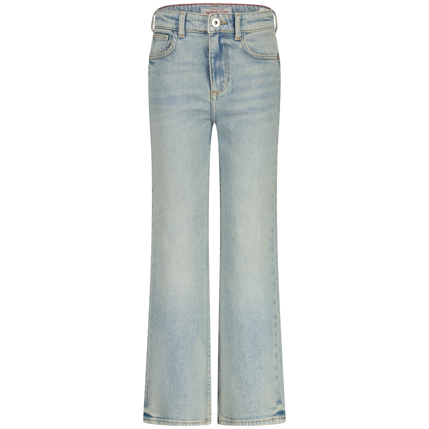 Vingino winter jeansbroek meisjes - blauw - Carey - straight flare fit afbeelding