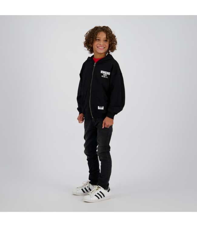 Vingino winter jeansbroek jongens - zwart - Apache icon - skinny fit