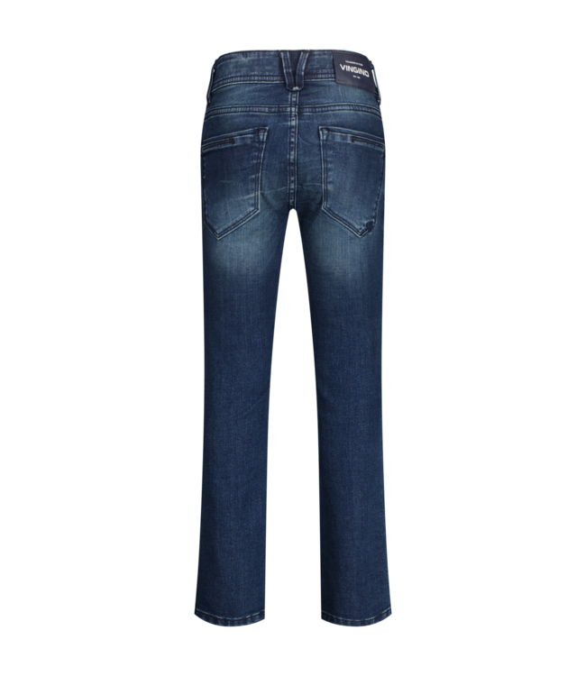 Vingino winter jeansbroek jongens - donker blauw - Apache icon - skinny fit