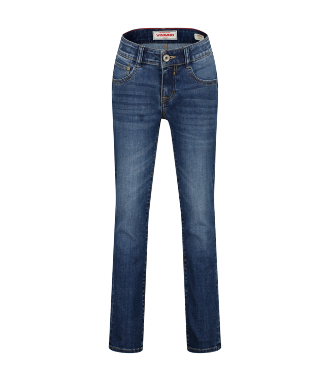 Vingino winter jeansbroek jongens - blauw - Diego icon - slim fit