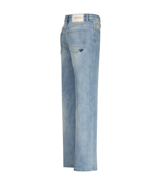 Vingino winter jeansbroek meisjes - blauw - Giulia icon - wide leg fit