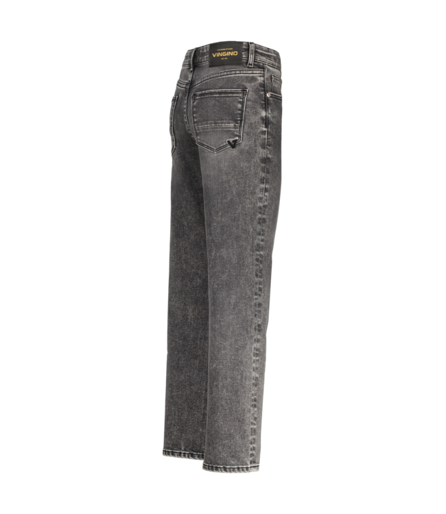 Vingino winter jeansbroek meisjes - grijs - Giulia icon - wide leg fit