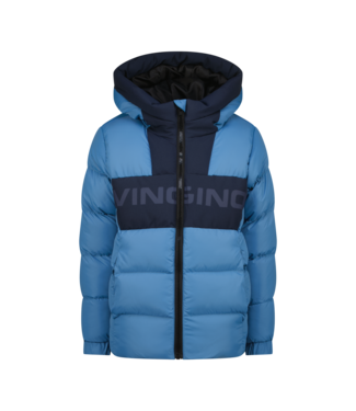 Vingino winter jas jongens - blauw - Tazol - kort