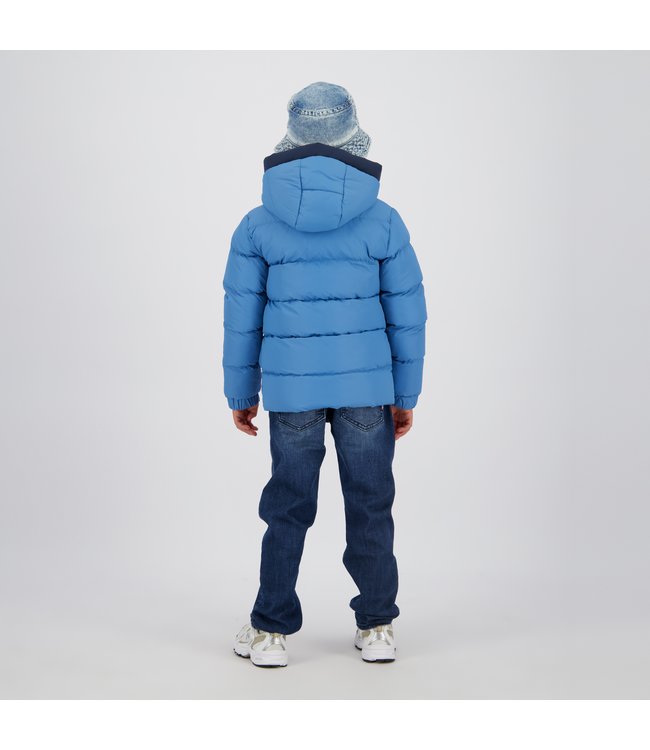 Vingino winter jas jongens - blauw - Tazol - kort