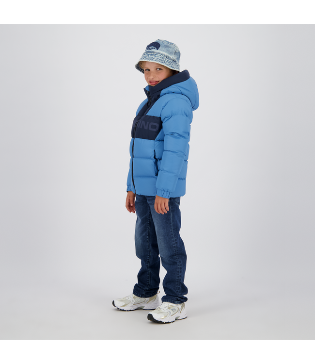 Vingino winter jas jongens - blauw - Tazol - kort