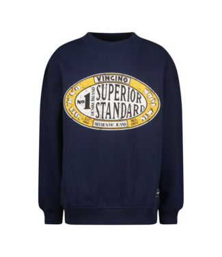 Vingino winter sweater jongens - donker blauw - Noar - oversized fit