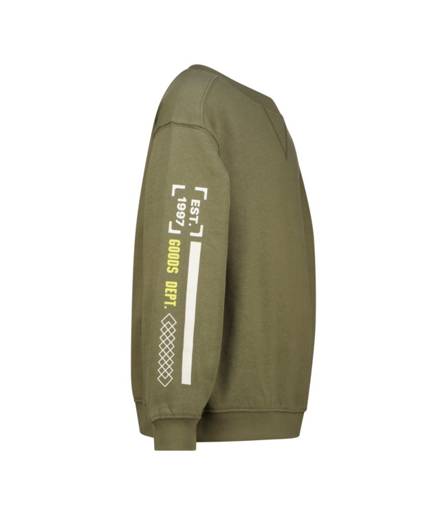 Vingino winter sweater jongens - groen - Namie - boxy fit