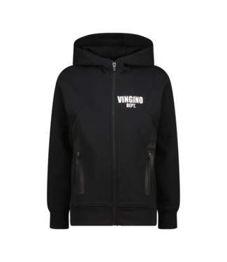 Vingino winter vest jongens - zwart - Oley - classic